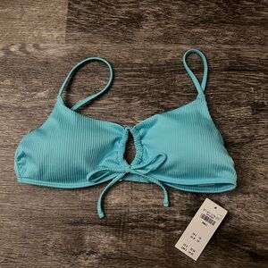 Hollister Baby Blue Bathing Suit Top NWT